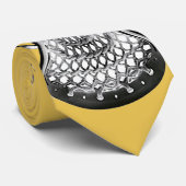 Gold Lacrosse Neck Tie Krawatte (Gerollt)