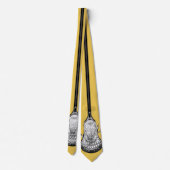 Gold Lacrosse Neck Tie Krawatte (Rückseite)