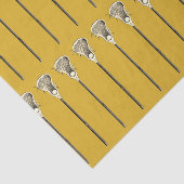 Gold Lacrosse Sports Seidenpapier (Ausschnitt)