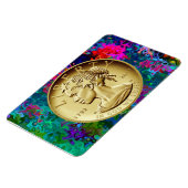 GOLD LADY LIBERTY COIN MAGNET (Linke Seite)