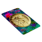 GOLD LADY LIBERTY COIN MAGNET (Rechte Seite)