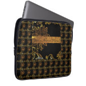 Gold Laptopschutzhülle (Vorne Rechts)