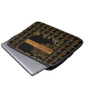 Gold Laptopschutzhülle (Vorne Knopf)