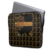 Gold Laptopschutzhülle (Vorderseite Links)