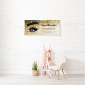 Gold Lashes Eye Banner (Insitu)