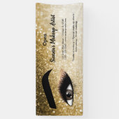 Gold Lashes Eye Banner (Vertikal)