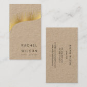 Gold Lashes Visitenkarte (Vorne/Hinten)