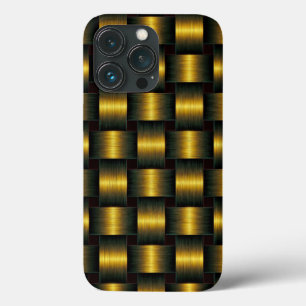 Gold Lattice iPhone Case