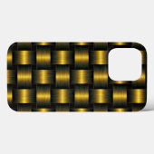 Gold Lattice iPhone Case (Rückseite (Horizontal))