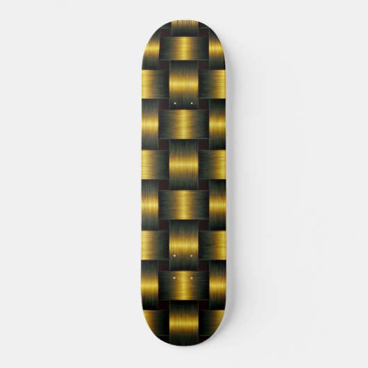 Gold Lattice Skateboard (Vorderseite)