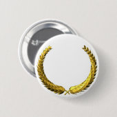 Gold Laurel Wreath Button (Vorne & Hinten)