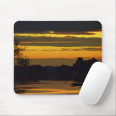 Gold Layers Sunset Mousepad (Mit Mouse)