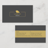 Gold Leaf Business Card Visitenkarte (Vorne/Hinten)