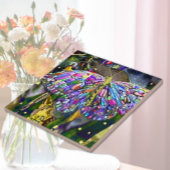 Gold Leaf Butterfly Fliese