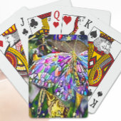 Gold Leaf Butterfly Spielkarten