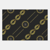 Gold Leaf Collection - Umschlagpapier Geschenkpapier Set (Vorderseite 2)