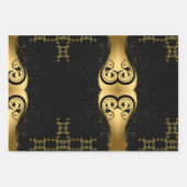 Gold Leaf Collection - Umschlagpapier Geschenkpapier Set (Vorderseite 3)