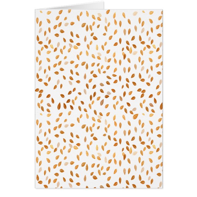 Gold Leaf Confetti Muster (Vorne)