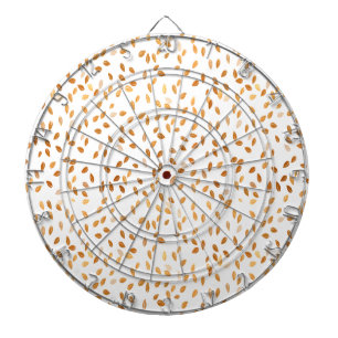 Gold Leaf Confetti Muster Dartscheibe
