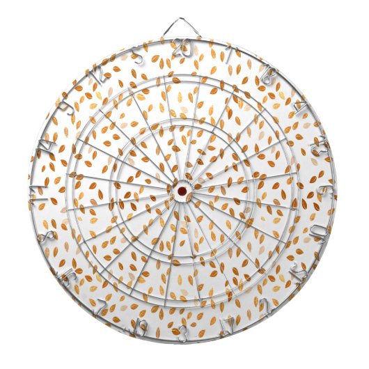 Gold Leaf Confetti Muster Dartscheibe (vorne)