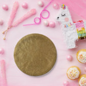 Gold Leaf Foil Lounge Moderne Elegante schicke Hoc Pappteller (Party)