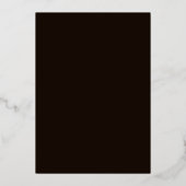 Gold Leaf Gilded Age Folieneinladung (Rückseite)