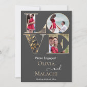 Gold Leaf Impasto Noir Ankündigung (Vorderseite)