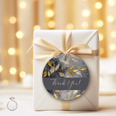 Gold Leaf Impasto Noir Geschenkanhänger