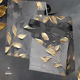 Gold Leaf Impasto Noir Geschenkschachtel