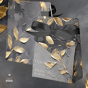 Gold Leaf Impasto Noir Geschenkschachtel