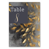 Gold Leaf Impasto Noir Tischnummer (Vorderseite)