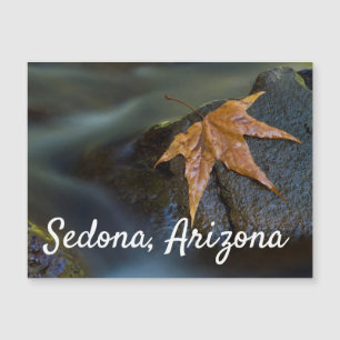 Gold-Leaf in Sedona, Arizona Magnetkarte
