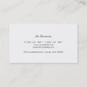 Gold-Leaf-Kreise sehen modern und trendig braun au Visitenkarte (Rückseite)