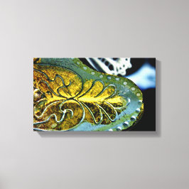 Gold Leaf Leinwanddruck