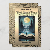 Gold Leaf Motif Einladung (Vorne/Hinten)