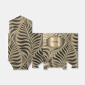 Gold Leaf Motif Zent Geschenkschachtel (Ungefaltet)