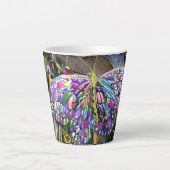 Gold Leaf New Year Butterfly Milchtasse (Vorderseite)