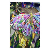 Gold Leaf New Year Butterfly Mini Klemmbrett (Rückseite)