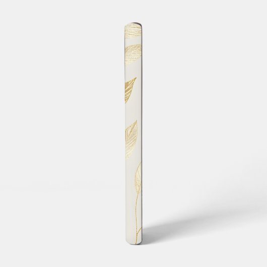 Gold Leaf Pattern Samsung Galaxy Hülle (Linke Seite)