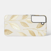 Gold Leaf Pattern Samsung Galaxy Hülle (Rückseite (Horizontal))