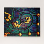 Gold Leaf Puzzle (Horizontal)