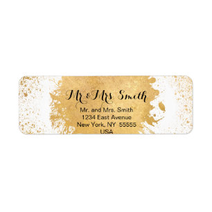 Gold-Leaf-Spray Postage & Stationary