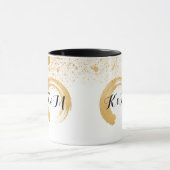 Gold Leaf Spray Tasse (Zentrum)
