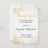 Gold Leaf Spry Vielen Dank, dass Sie eine Karte ha (Vorderseite)