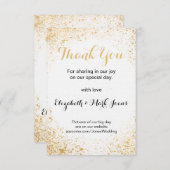 Gold Leaf Spry Vielen Dank, dass Sie eine Karte ha (Vorne/Hinten)