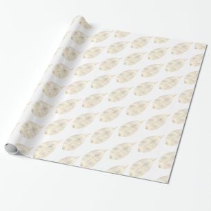 GOLD LEAF WEISS ELEGANT GEBURTSTAG WEDING WRAP GESCHENKPAPIER