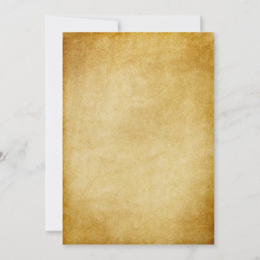 Gold Leafed Wedding Invitations Einladung (Rückseite)