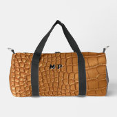 Gold leather texture luxury duffle bag (Vorderseite)