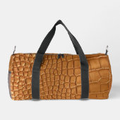 Gold leather texture luxury duffle bag (Rückseite)