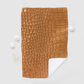 Gold leather texture luxury golfhandtuch (Insitu)